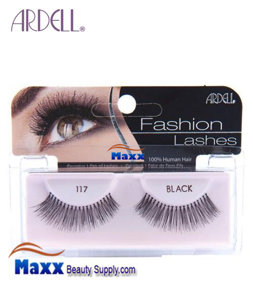 12 Package - Ardell Fashion Lashes Eye Lashes 117 - Black